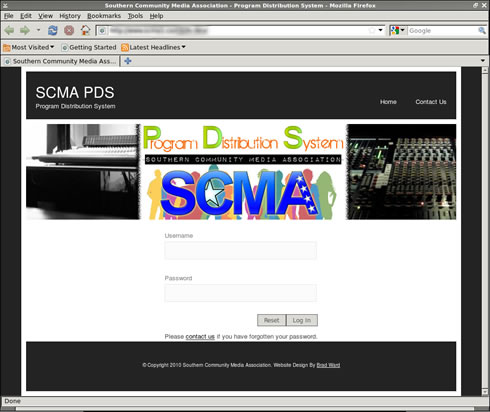 SCMA PDS Screenshot